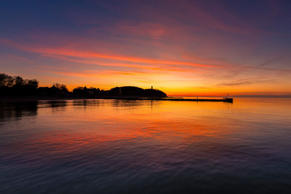 Plaża Niechorze. Zachód Słońca Niechorze